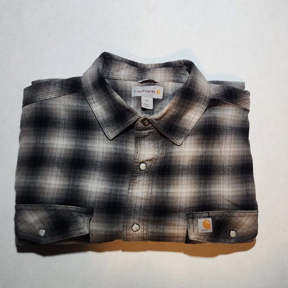 Carhartt Pearl Snap Button Long Sleeve Shirt